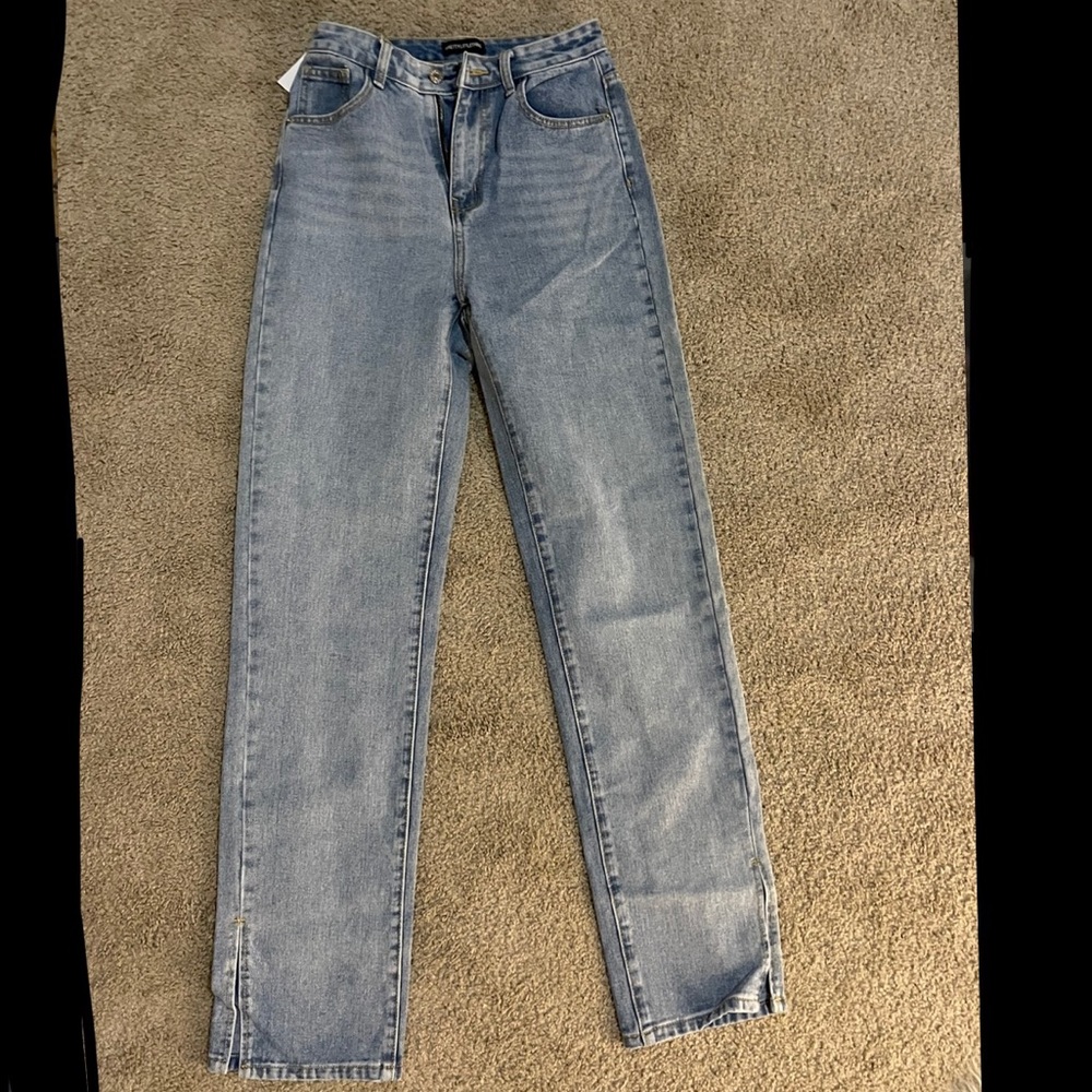 Straight leg jeans